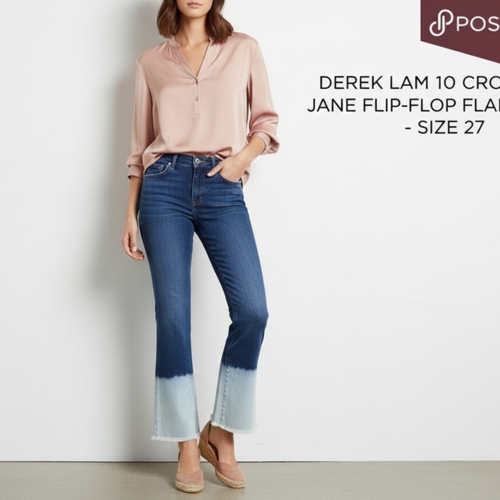 Derek Lam 10 Crosby Jane Flare Jeans Size 27 EUC